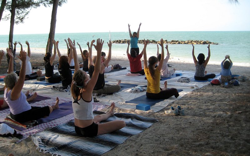 Yoga on the Beach