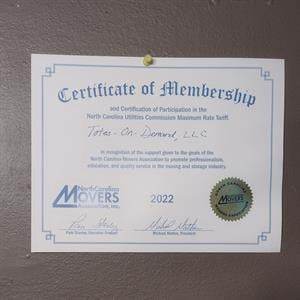 Totes On Demand LLC - A Local Concord Moving Company